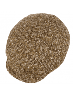 Casquette Stetson Hatteras icone gavroche en laine à motifs donegal 6840601-467 haut