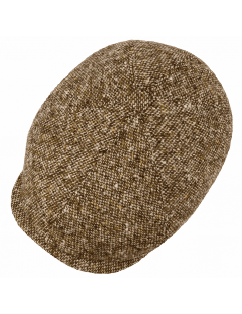 Casquette Stetson 6 pans en laine à motifs donegal 6640601-467 haut