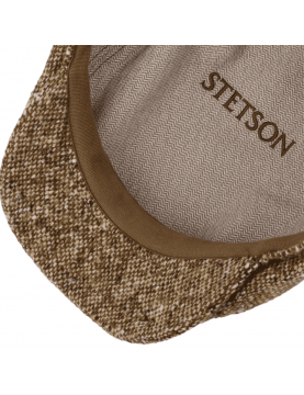Casquette Stetson 6 pans en laine à motifs donegal 6640601-467 interieur