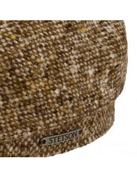 Casquette Stetson 6 pans en laine à motifs donegal 6640601-467 detazil