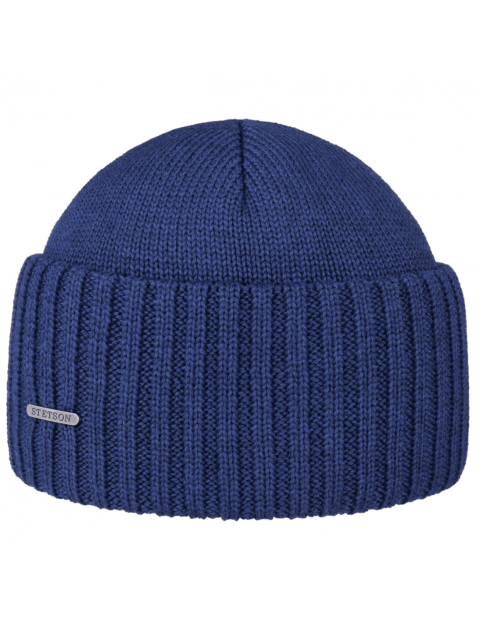 Bonnet Stetson Northport en laine merino 8519301-22 bleu