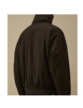 Blouson C.P Company Pro-Tek Hooded Bomber Padded Jacket black dos