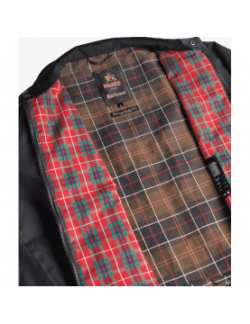 Blouson Barbour X Baracuta G9 Porton Harrington waxed BRCPS1009 UT2743 Navy INTERIEUR