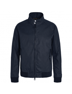 Blouson Barbour X Baracuta G9 Porton Harrington waxed BRCPS1009 UT2743 Navy