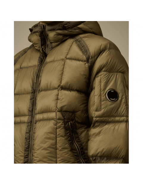 Blouson CP Company D.D. Shell Hooded Down Jacket 17CMOW210A006099A-356 Fallen Rock  detail poche