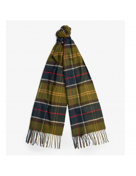 Echarpe Barbour Yaxley Tartan scarf  USC0324- TN11 Classic vert