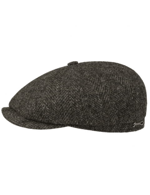 Casquette Stetson Hatteras tweed à chevron thème garage 6840544-334