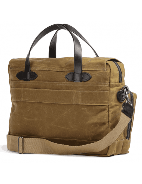 Sac Filson 24 H Tin CLoth wax Briefcase FMBAG0071 Dark Tan dos