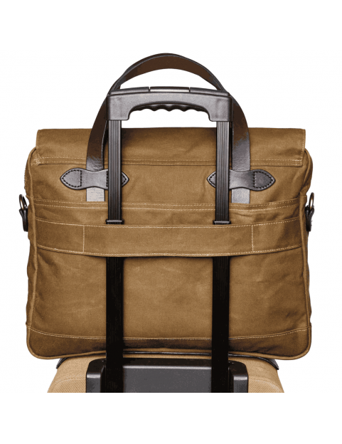 Sac Filson 24 H Tin CLoth wax Briefcase FMBAG0071 Dark Tan. valise