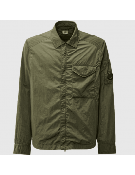 Surchemise CP Company Chrome-R Full Zip 18CMOS095A005904G-683 Ivy Green