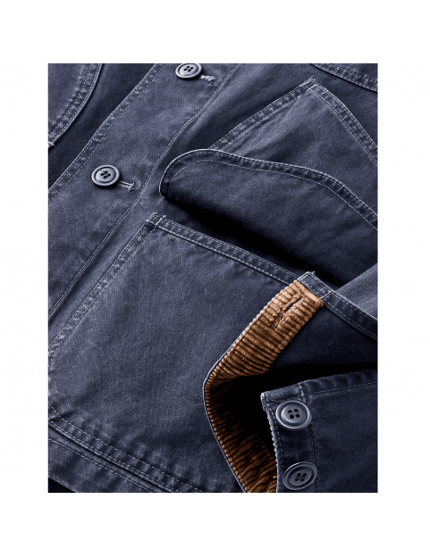 Veste Filson Canvas Outfitter FMCPS0138 W1031 421 Blue Mussel poche