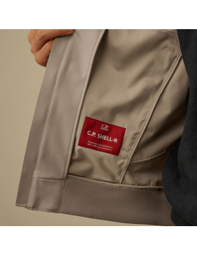 Blouson C.P Company R Hood Jacket RSCMOW729A005968A 904 Dove Grey football casuals interieur