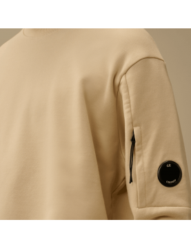 Sweat CP Company Diagonal Raised Fleece Sweatshirt 20CMSS713A-114 Frozen DEw  Football casuals detail logo