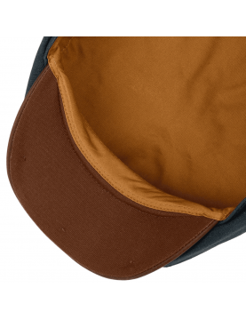 Casquette Stetson Hatteras Waxed Cotton Linen 6841162-2 bleu foncé interieur