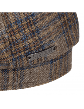 Casquette Stetson Hatteras carreaux 6840354-227 en Soie  detail