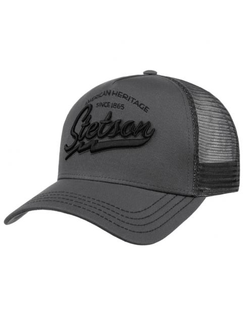 Casquette Stetson Trucker American Heritage 7751171-3 grise