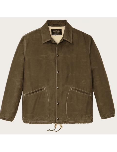 Veste Filson Dry Wax Windbreaker FMCPS0172 Military Olive