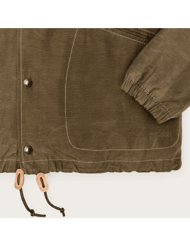 Veste Filson Dry Wax Windbreaker FMCPS0172 Military Olive detail