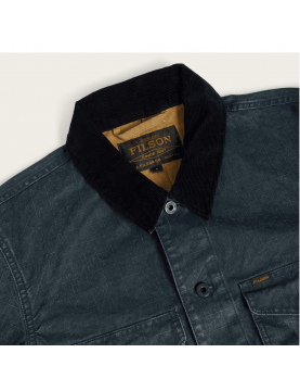 Veste filson Coated Journeyman Jacket FMCPS0166UT3086_3026 Navy detail