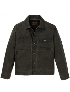 Veste Filson Short Lined Cruiser Beluga Vert foncé