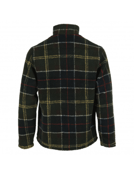 Sweat Barbour Tartan Fleece Zip Through MFL0187 – Classic Tartan dos
