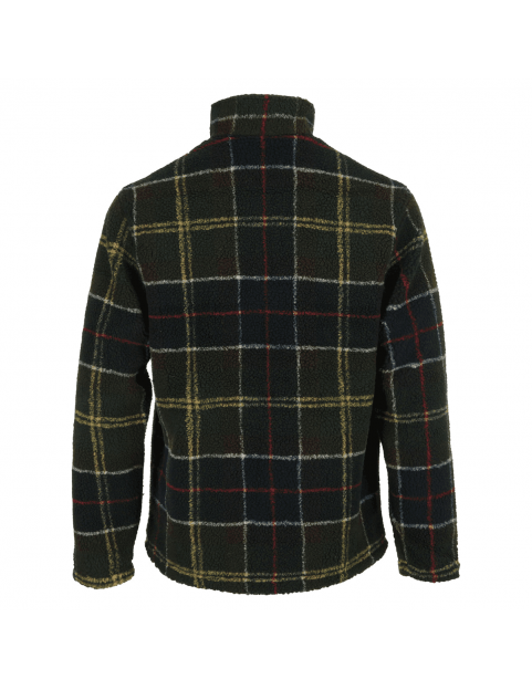 Sweat Barbour Tartan Fleece Zip Through MFL0187 – Classic Tartan dos