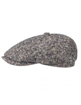 Casquette Stetson 6 pans en laine à motifs donegal 6640601-427 creme