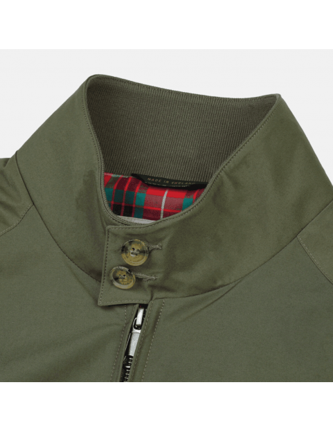 Blouson Baracuta G9 Kaki Beech 8185 detail col