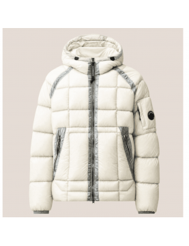 Doudoune C.P. Company D.D. Shell Hooded Down Jacket Gauze White Homme