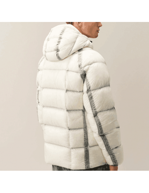Doudoune C.P. Company D.D. Shell Hooded Down Jacket Gauze White Homme dos