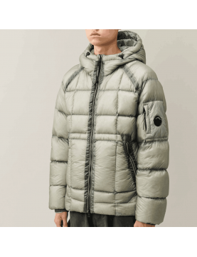 Doudoune C.P. Company D.D. Shell Hooded Down Jacket Flint Grey  Homme