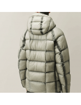 Doudoune C.P. Company D.D. Shell Hooded Down Jacket Flint Grey  Homme dos