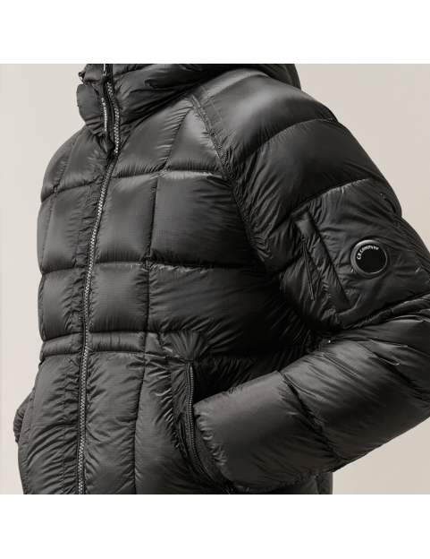 Doudoune C.P. Company D.D. Shell Hooded Down Jacket Homme Black detail