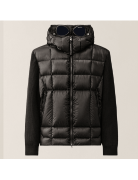 Pull C.P. Company Extrafine Merino Wool Mixed Goggle Sweater Black